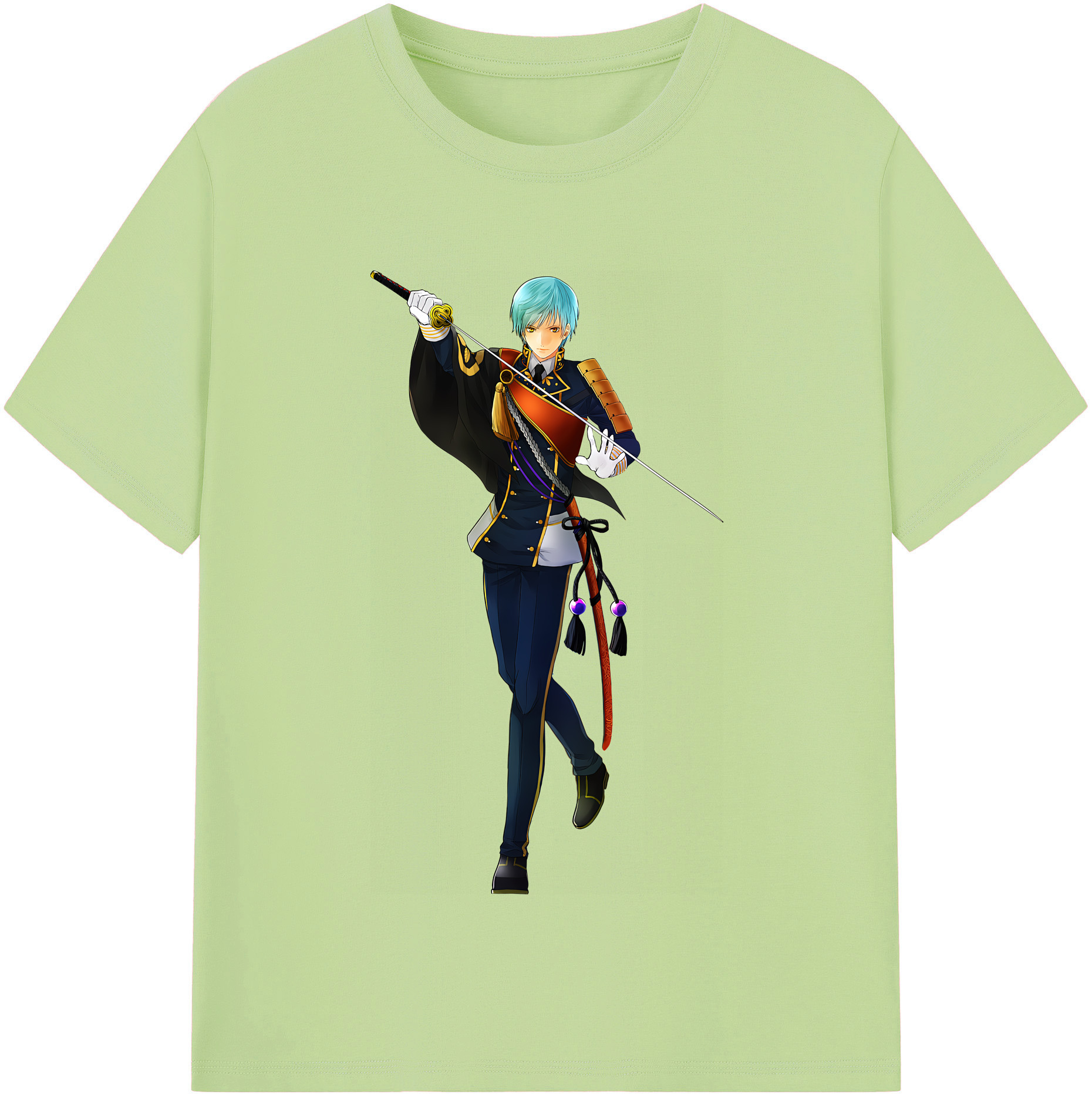 （画像用） 刀剣乱舞 Touken Ranbu 綿100％半袖Tシャツ（フロントプリント）